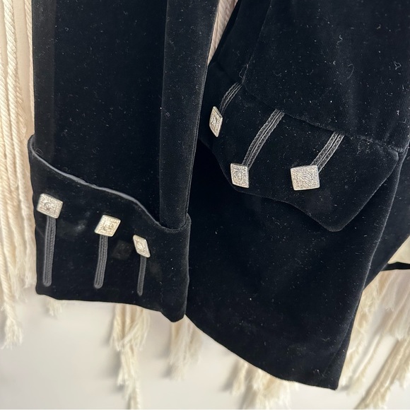 Vintage Scotch House black velvet kilt jacket - Picture 2 of 9